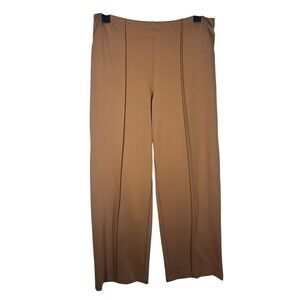 Liz Claiborne Women's Brown Wide Leg Career Dress Pants Size Large‎ NEW